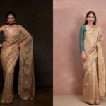 5 Indian Golden Saree Designs Collection 2022 [update]