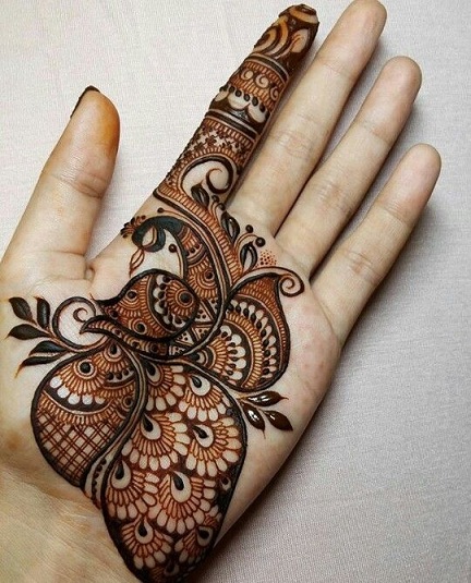 Gorgeous Subtle Patterns Arabic Mehndi Design