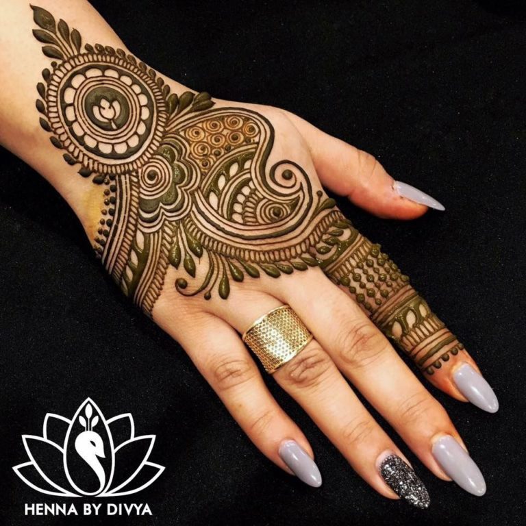 Simple Mehndi Designs Arabic For Beginners