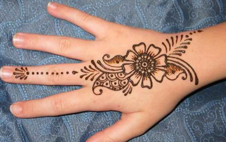 simple mehndi designs for hands