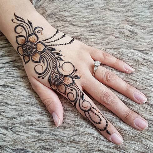 Attractive Mehndi Designs For The Minimal Diva